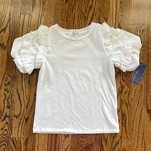 Habitual girls white top size 14.NWT